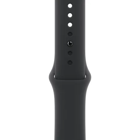 Apple Watch Series 11 42mm Aluminum Space Gray Case Black Sport Band M/L